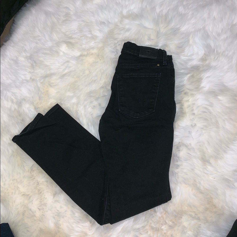 Black lucky stretch jeans